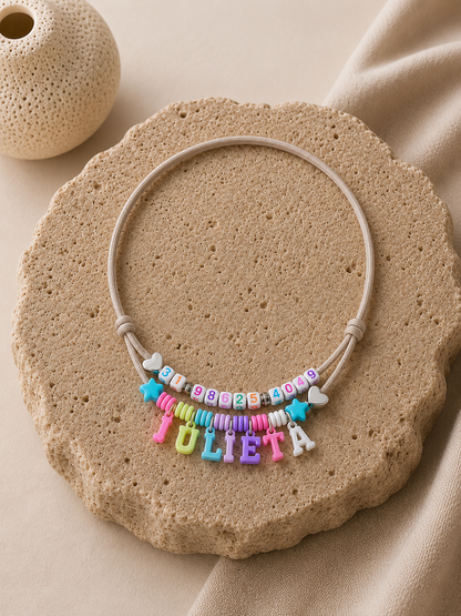 Colar Paracord Personalizado Tijú (Nome + Telefone)