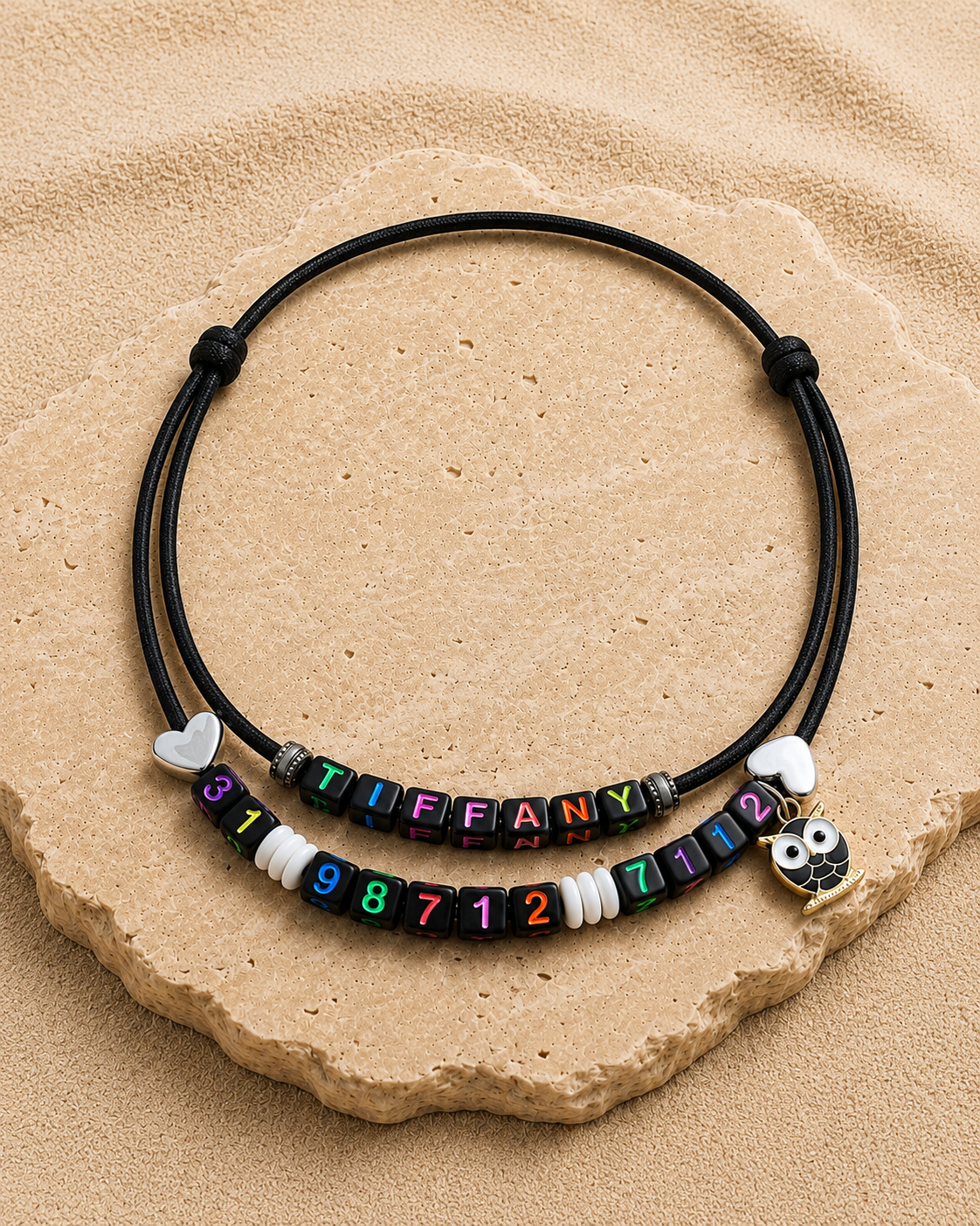 Colar Paracord Personalizado Tijú (Nome + Telefone)