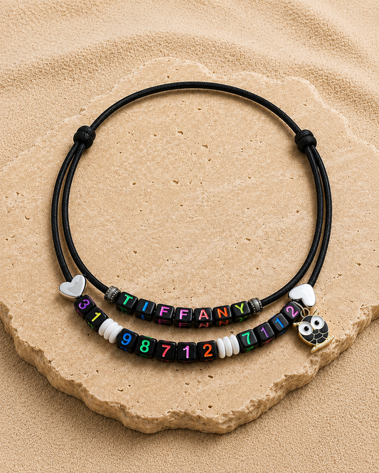 Colar Paracord Personalizado Tijú (Nome + Telefone)